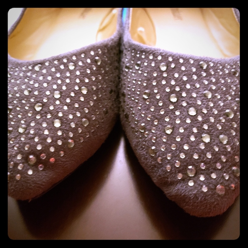 SIZE 8 Silver Oliva Miller Gently used excellent